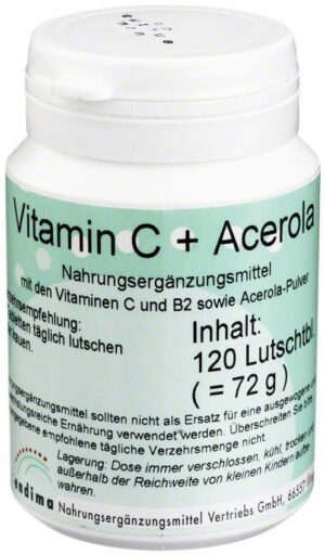 Vitamin C + Acerola 120 Lutschtabletten