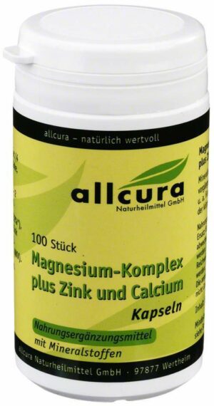 Magnesium Komplex Mit Zink und Calcium Kapseln