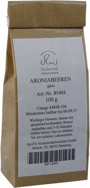 Aroniabeeren Ganz 100 G