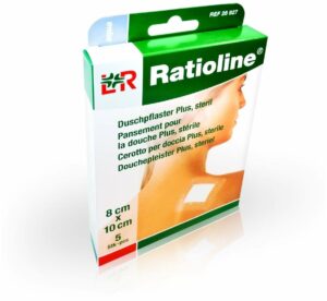 Ratioline Aqua Pflaster Steril 8 X 10 cm  5 Stück