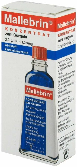 Mallebrin Konzentrat zum Gurgeln 30 ml