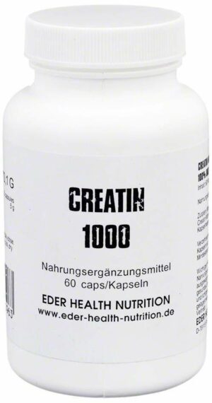 Creatin 1000 Pulver 60 Kapseln