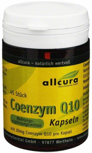 Coenzym Q10 Kapseln 30 mg 45 Kapseln