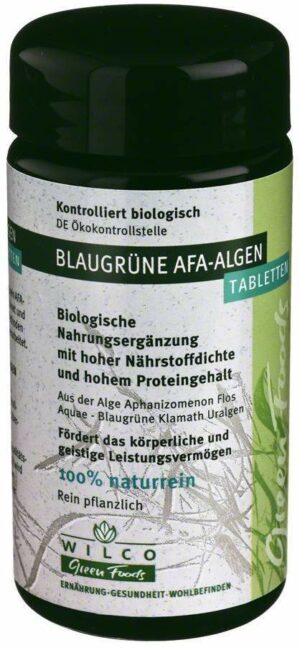 Afa Alge 400 mg Blaugrün Glas Tabletten