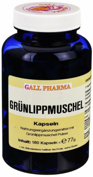 Grünlippmuschel Gph 180 Kapseln