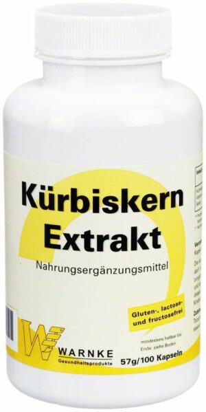 Kürbiskern Extrakt 100 Kapseln