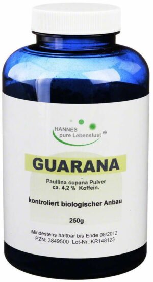 Guarana Pur 250 G Pulver