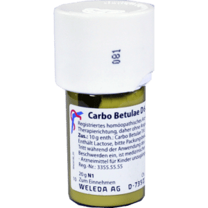 Carbo Betulae D 6 Trituration 20 G
