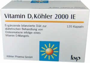 Vitamin D3 Köhler 2000 I.E 120 Kapseln