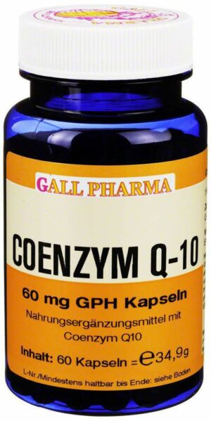Coenzym Q10 60 mg Gph 60 Kapseln
