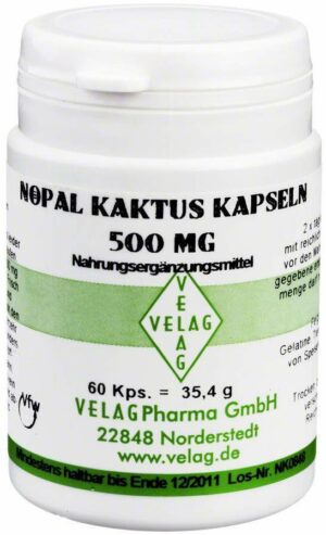 Nopal Kaktus 500 mg Kapseln