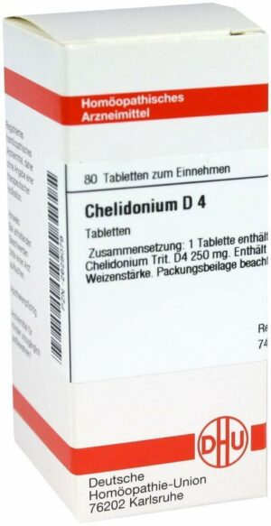 Chelidonium D4 Dhu 80 Tabletten