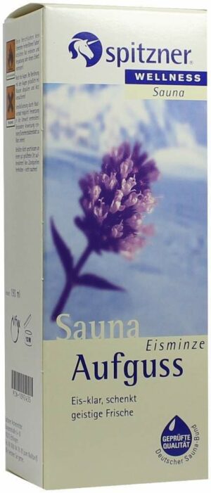 Spitzner Saunaaufguss Eisminze Wellness 190 ml