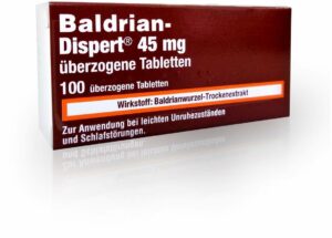 Baldrian Dispert 45 mg 100 Überzogene Tabletten