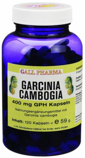 Garcinia Cambogia 400 mg Gph Kapseln 120 Kapseln