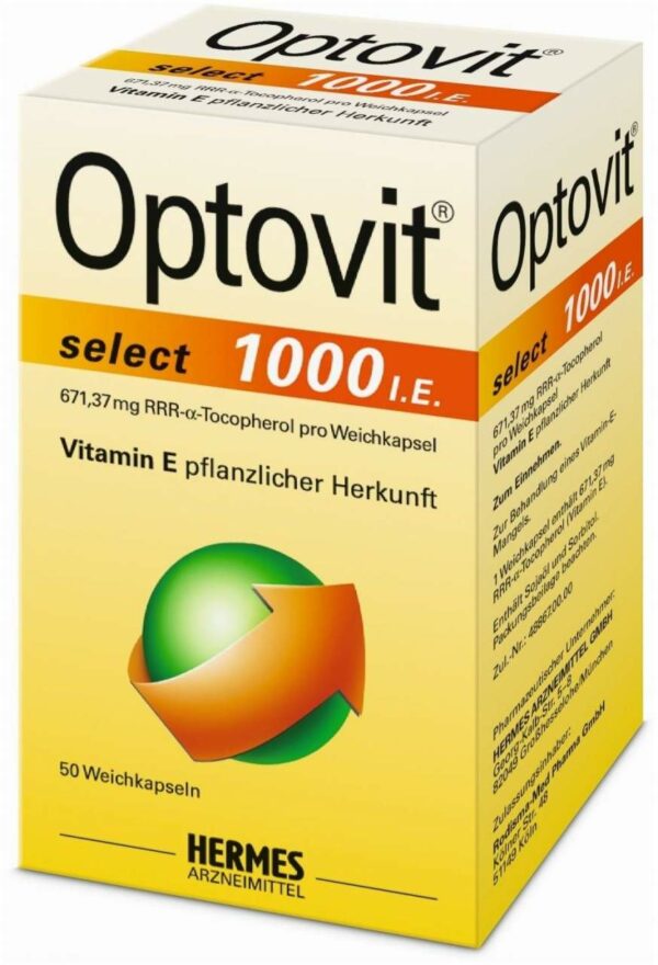 Optovit Select 1000 I.E. Vitamin-E  50  Kapseln