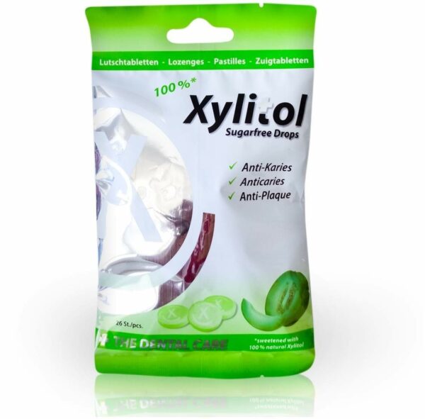 Miradent Xylitol Drops Zuckerfrei Melon 60 G Bonbons