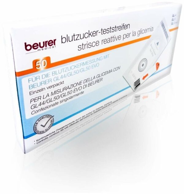 Beurer Gl44 - Gl50 50 Blutzuckerteststreifen