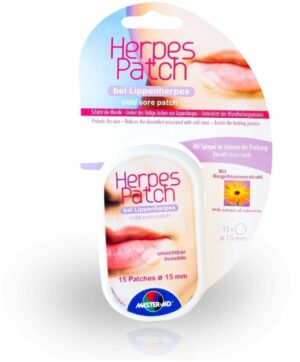 Herpes Patch bei Lippenherpes 15 mm