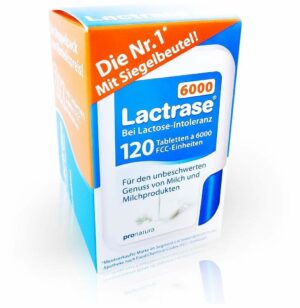 Lactrase 6.000 Fcc 2 X 120 Tabletten im Klickspender