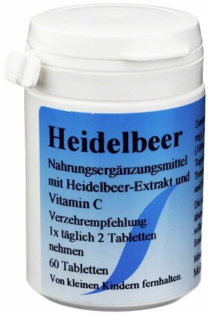 Heidelbeer Tabletten