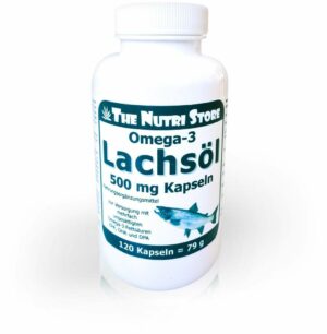 Omega 3 Lachsöl 500 mg 120 Kapseln