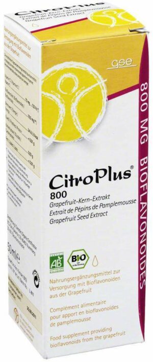 Citroplus 800 Bio Grapefruit Kern Extrakt Liquidum 50 ml Liqiudum