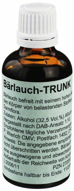 Bärlauch Trunk Tropfen