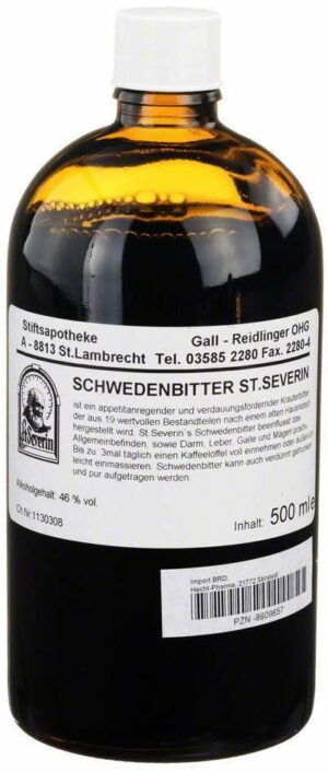 Schwedenbitter St. Severin 500 ml Lösung