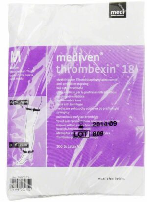 Mediven Thrombexin 18 Oberschenkel Strumpf Gr. M Mit Haftband