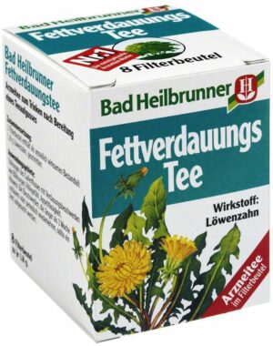 Bad Heilbrunner Tee Fettverdauung 8 Filterbeutel