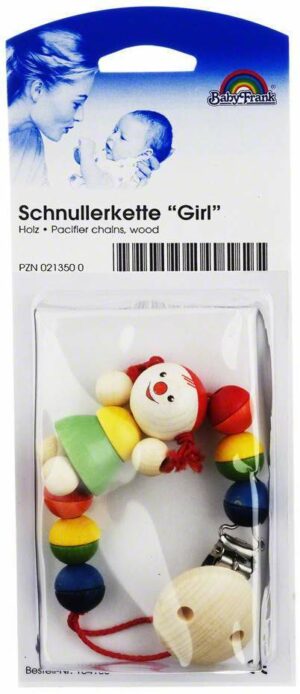 Schnullerkette Holz Girl