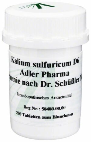 Biochemie Adler 6 Kalium Sulfuricum D6 200 Tabletten