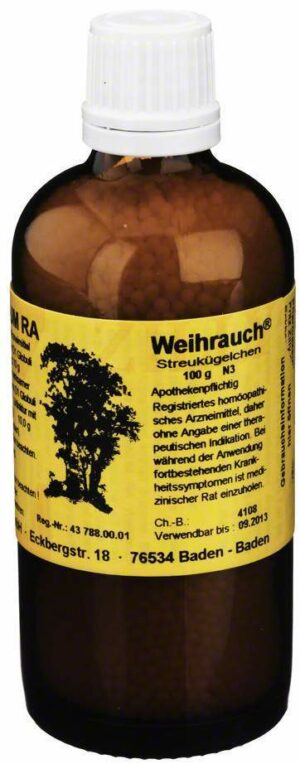 Olibanum Ra Weihrauch 100 G Globuli