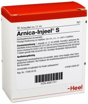 Arnica Injeele S 10 Ampullen