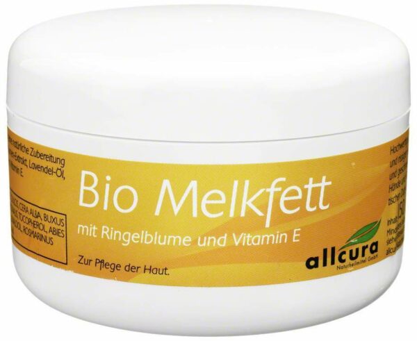 Melkfett Bio Mit Ringelblumen und Vitamin E 150 ml Creme