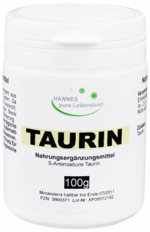 Taurin Pur 100 G Pulver