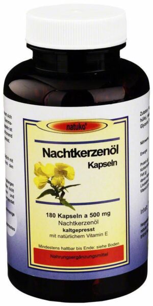 Nachtkerzenöl 500 mg 180 Kapseln