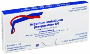 Argentum Metallicum Praeparatum D 6 Weleda 8 Ampullen