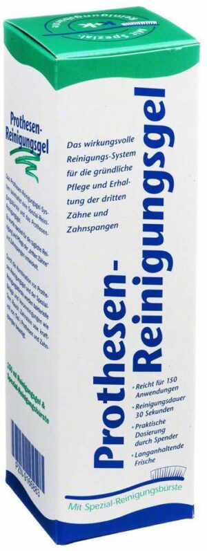 K und K 150 ml Prothesenreinigungsgel und Reinigungsbürste