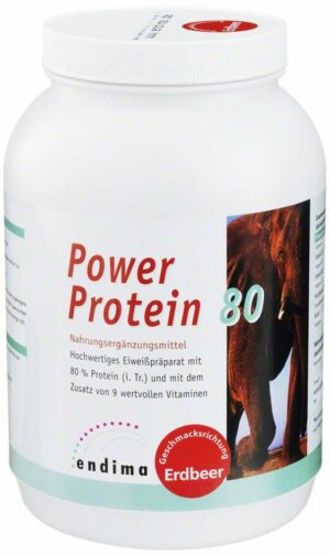 Power Protein 80 Erdbeer 900 G Pulver