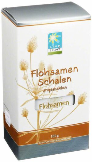 Flohsamen Schalen Ganz 500 G Pulver