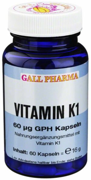 Vitamin K1 60 µg Gph Kapseln 60 Kapseln