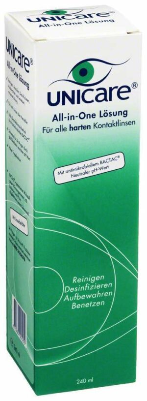 Unicare All in One Für Harte Linsen 240 ml Lösung