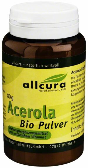 Acerola Bio Pulver 80 G