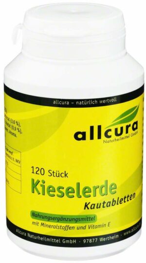 Kieselerde Kautabletten 120 Kautabletten