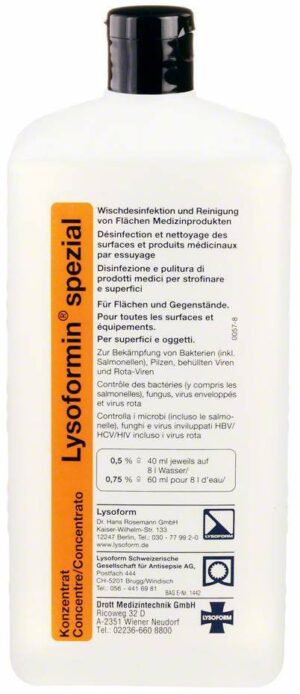 Lysoformin Spezial Konzentrat