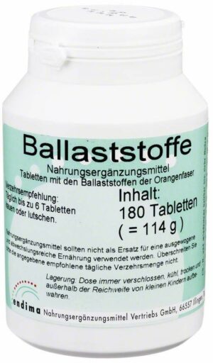 Ballaststoffe Kautabletten