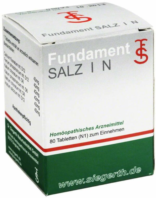 Fundament Salz I N Tabletten