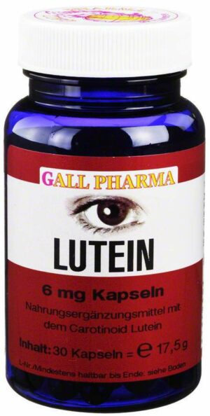 Lutein 6 mg 30 Kapseln